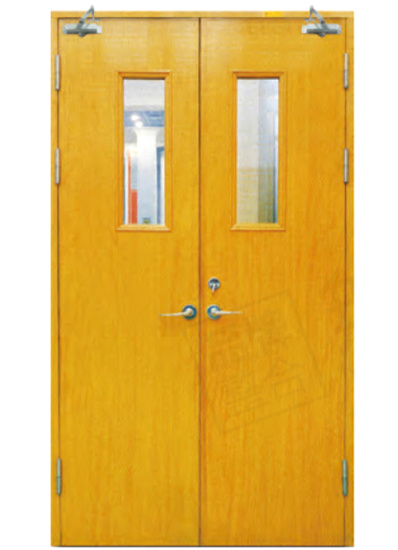 木质双扇常开防火门