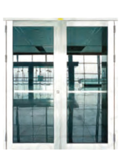 钢质双扇玻璃防火门 